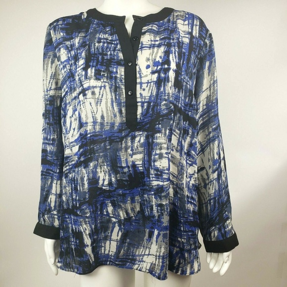 Christopher & Banks Tops - CHRISTOPHER & BANKS Blue Petite XL Top
